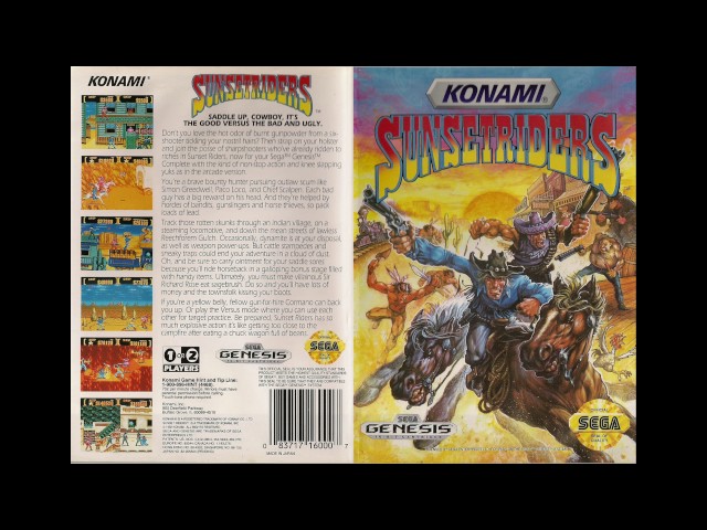 [SEGA Genesis Music] Sunset Riders - Full Original Soundtrack OST class=