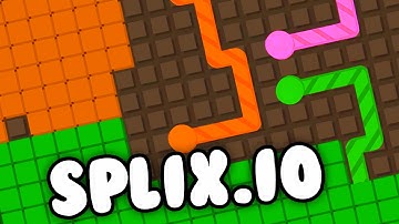 EEN NIEUWE SLITHER.IO GAME?!  (Splix.IO)