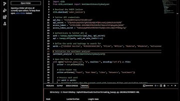 Pulling Data from Twitter using Tweepy