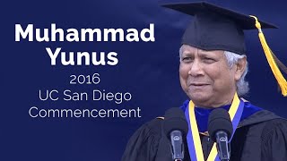 UC San Diego Commencement 2016: Muhammad Yunus