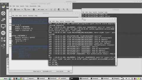 TACACS+ Configuration Linux Server Cisco IOS |Part 1/3|Authentication| enable password command sets