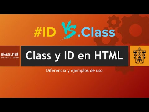 Diferencias entre Class y ID - Ejemplo de uso en HTML y CSS
