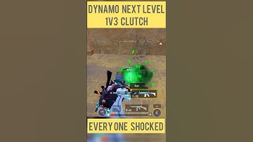 Dynamo Gaming Next Level 1v3 Clutch 😱 Everyone Shocked 😳 #shorts | Hydra Gamer