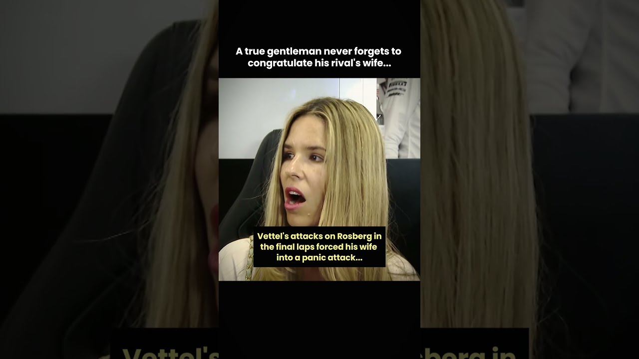 Sebastian Vettel Literally Congratulates Nico Rosberg S Wife In Formula 1 