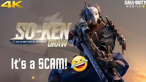 Call Of Duty Mobile [4K] - So-Ken Complete SCAM Draw, Kui Ji & Legendary Rytec
