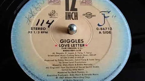 GIGGLES- LOVE LETTER  [CLUB VERSION]