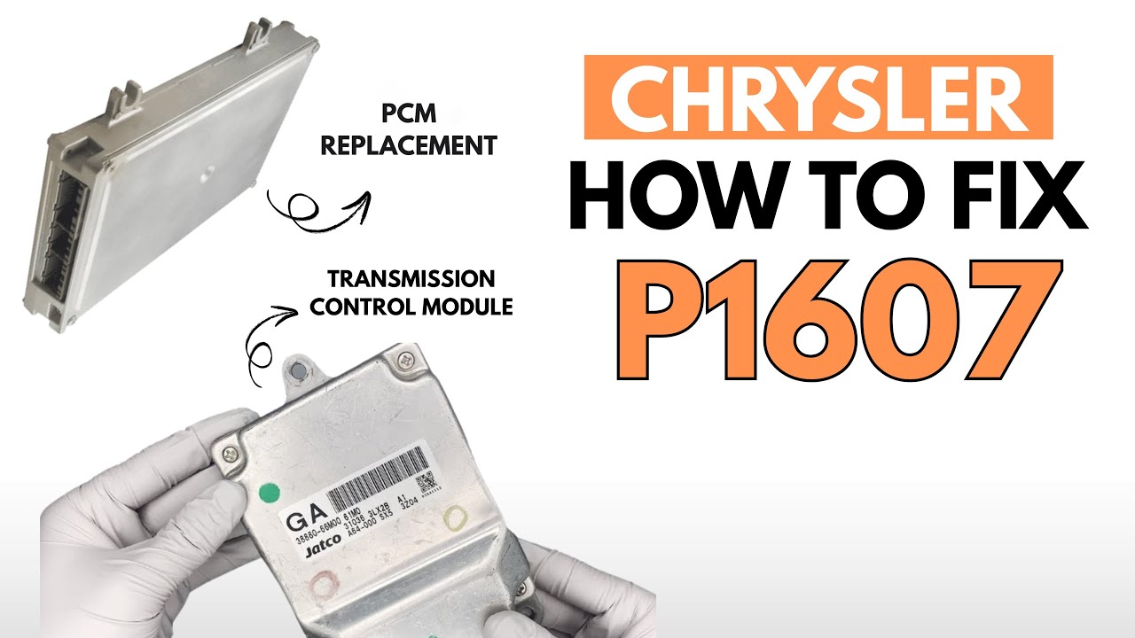 Chrysler : How to Fix P1607 Engine Error Code with 2 Methods - YouTube