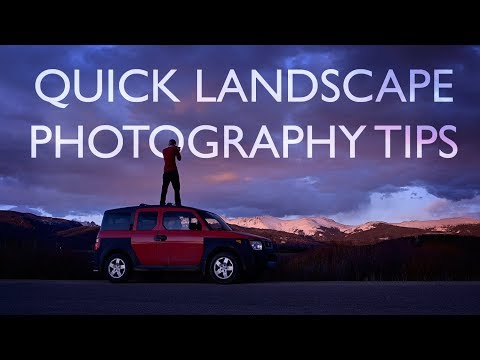 9 Landscape Photography Tips in Under 7 Minutes!