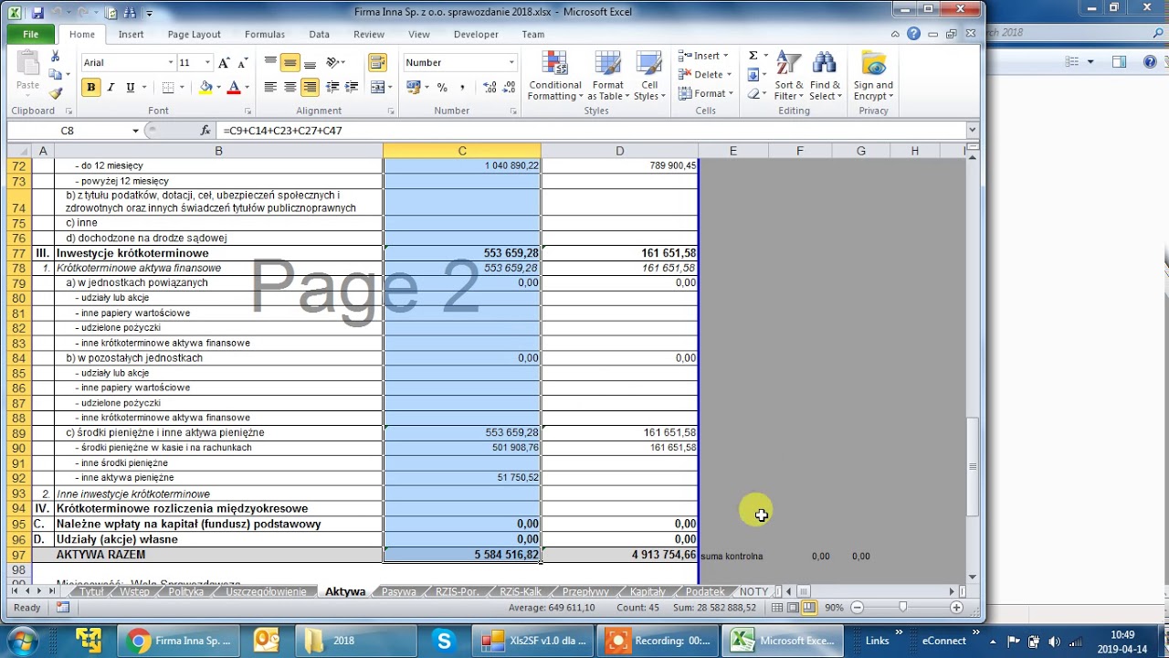 E Sprawozdanie Jak Konwertowa Przygotowane Tradycyjnie W Excel Do XML YouTube