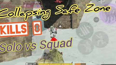 Collapsing Safe Zone 😱🔥| Solo vs Squad | Call of Duty Mobile | Game Play | The Right Gaming | 089