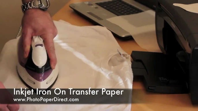 Iron-On Transfer Paper for Dark Colored Fabrics