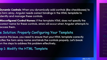 Solving the Angular Error: Cannot find control with name: 