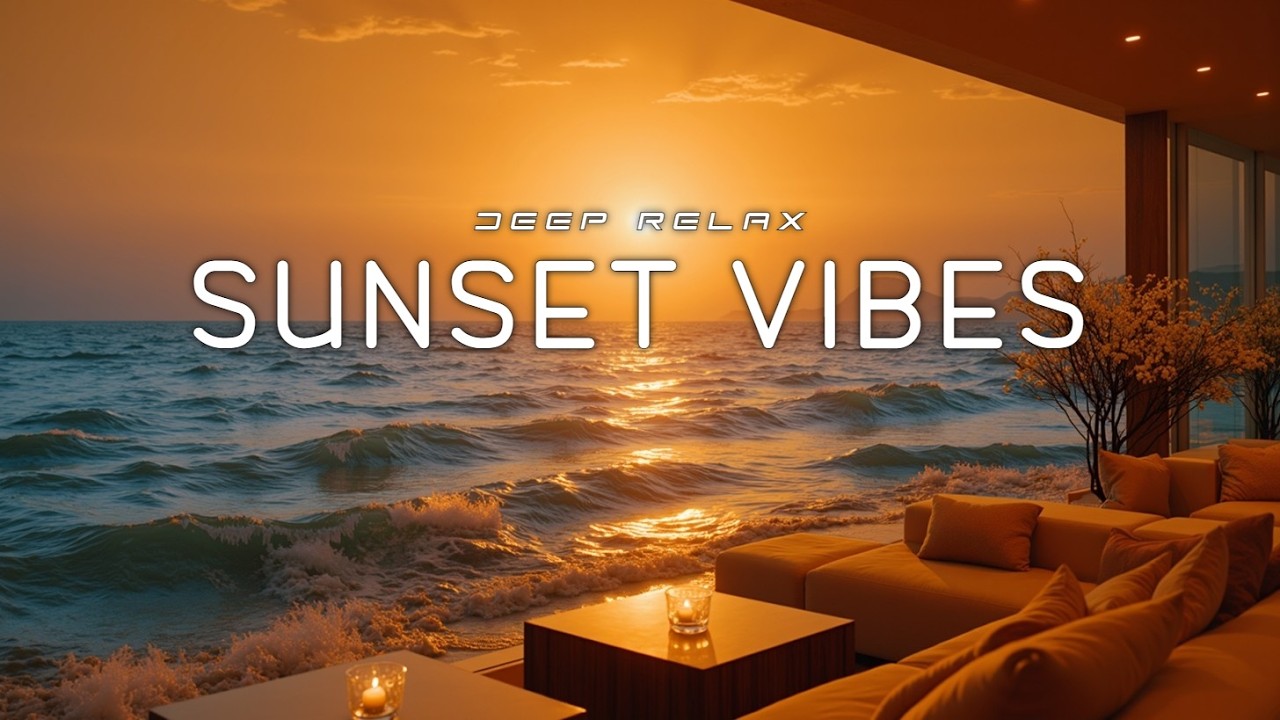 Golden Hour Lounge Music ~ Luxury Ambient Music for Sunset Relaxation ...