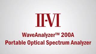WaveAnalyzer™ 200A Portable Optical Spectrum Analyzer Demonstration at OFC 2019