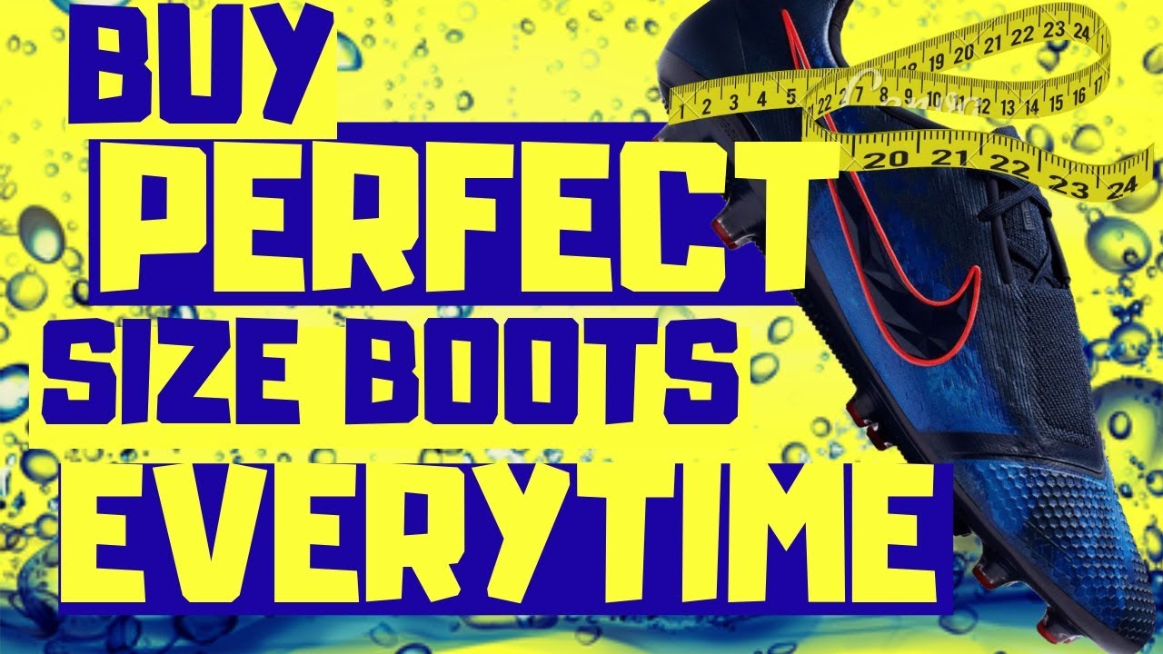 How To Get The Right Size Football Boots | Accurately Measure For A