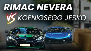 Koenigsegg Jesko vs Rimac Nevera - Goodwood Hillclimb Run