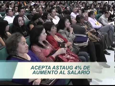 ASTAUG acepta un 4% de aumento al salario
