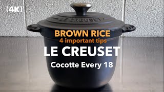 【How to cook BROWN RICE】4 important tips