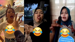 Kumpulan momen vidio lucu emak emak latah bikin ngakak sampai sakit perut🤣part1