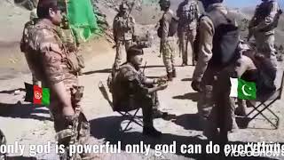 AFGHAN army VS PAKISTAN  army after border clashes