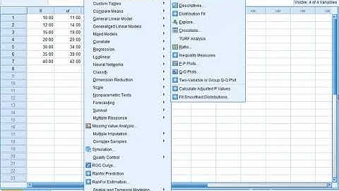 mean median and mode from group data using spss