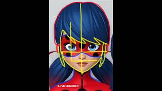 How to draw Ladybug 🐞 step by step #shorts #tutorial