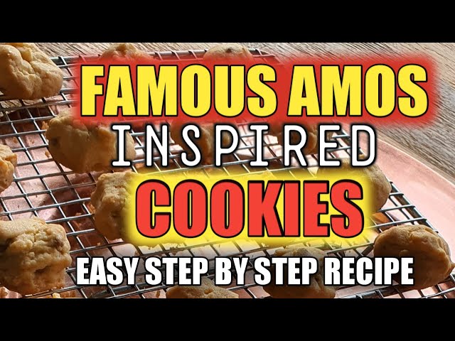 FAMOUS AMOS INSPIRED COOKIES I EASY RECIPE I STEP BY STEP class=