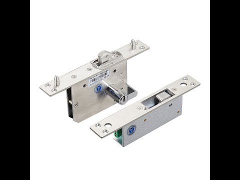 Lock for sliding door with DIN cylinder YSD-230 video