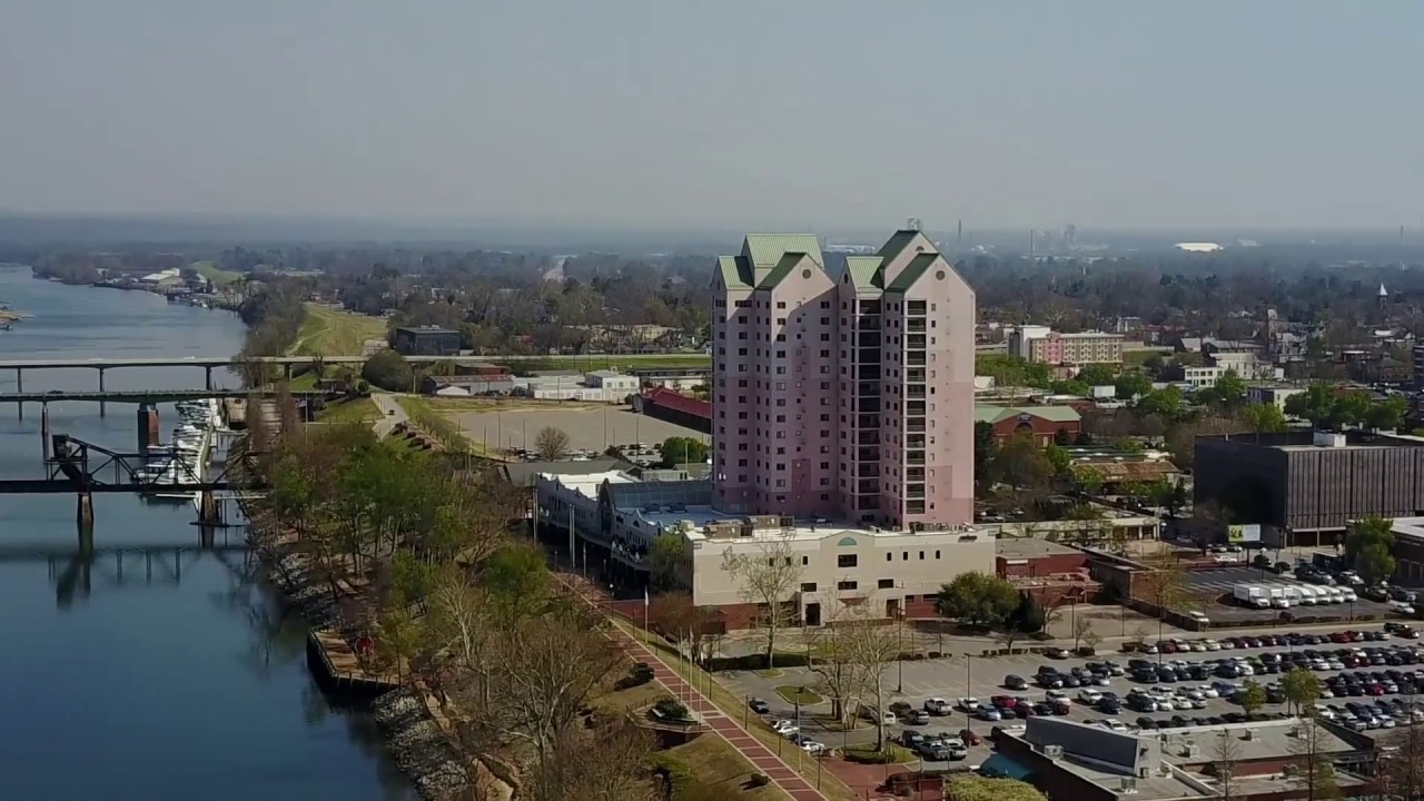 Stunning aerial footage of Augusta Georgia