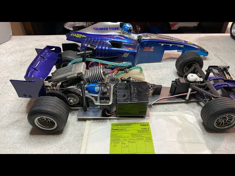 Rare Thunder Tiger F-1 UNO repair with parts from Italy