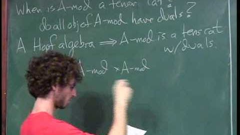 Christopher Douglas - Extended field theories in dimension 3, tensor categories, and Hopf algebras