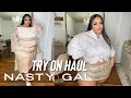 PLUS SIZE NASTYGAL TRY ON HAUL + OUTFITS ♡♡ |GABRIELLAGLAMOUR