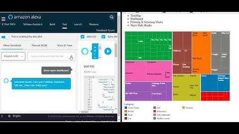 Talking Tableau - Alexa integrated with Tableau
