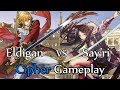 Fire Emblem Cipher 0 Gameplay: Eldigan vs Say'ri