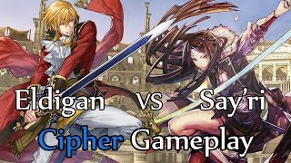 Fire Emblem Cipher 0 Gameplay: Eldigan vs Say'ri