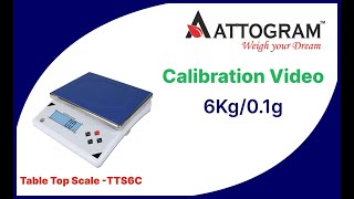 TTS6C - Calibration Video fo Table Top Scale