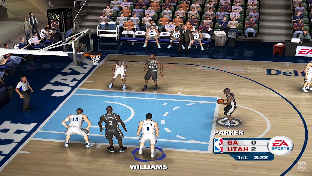 NBA Live 06 - Геймплей на GameCube