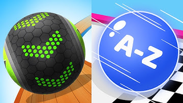 Going Balls Vs AZ Run Android iOS Mobile Gameplay Walkthrough