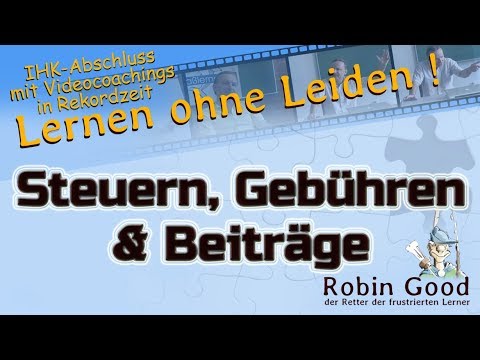 Video: Wie Sich Steuern Von Gebühren Unterscheiden