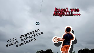 Layangan Bokon Semok Keberatan Sendaren.. Layangane Bocil