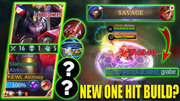 ALDOUS NEW ONE SHOT BUILD THIS SEASON TOO OP? EZ SAVAGE IN THIS BUILD! ALDOUS BEST BUILD 2022 - MLBB