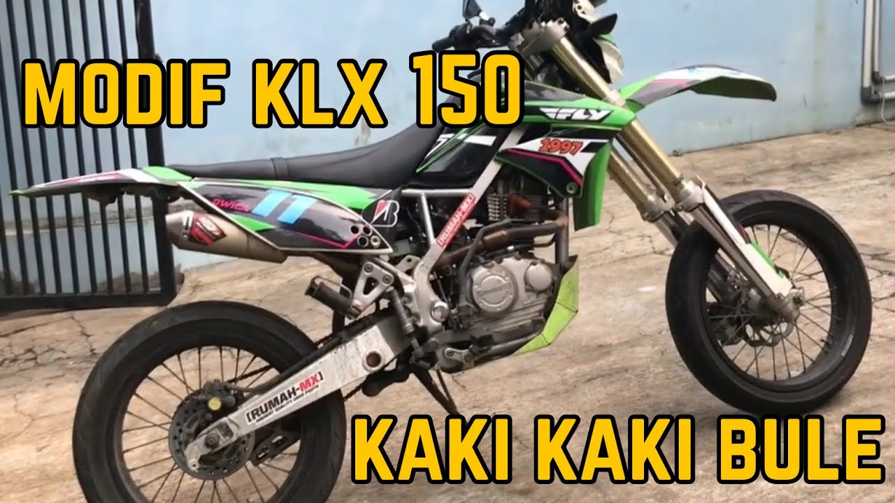 Review Modifikasi Kawasaki KLX 150S 2010 Ala SUPERMOTO By Dizay Production