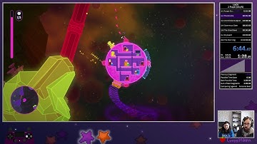 Lovers in a Dangerous Spacetime Any%4P speedrun in 1:03:47 ft. Blake, Rin and Quan