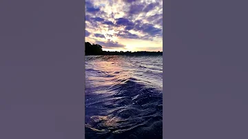 Crazy beautiful sunset on the water!!! #nature #lake #minnesota #mn #water #sunset #adventure