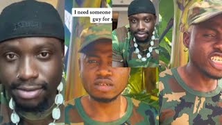 Tinubu Should Arrest Verydarkman for Wearing Army Uniform 