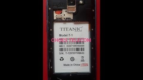 Titanic t1 firmware flash file