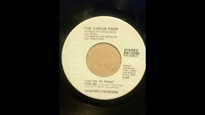 CHOICE FOUR ♪YOU'RE SO RIGHT FOR ME♪