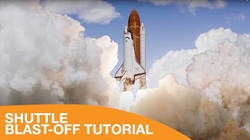 Animate a Rocket Blastoff in After Effects
