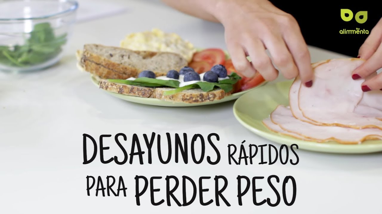 Desayunos para adelgazar: Almuerzos fáciles y rápidos para perder peso -  YouTube