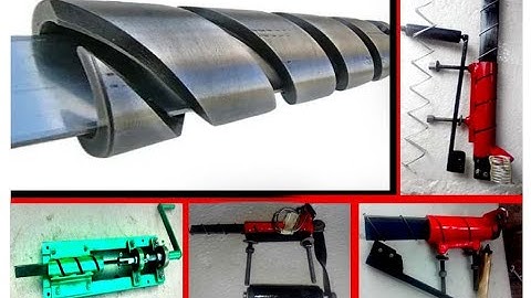 homemade chain link fencing machine